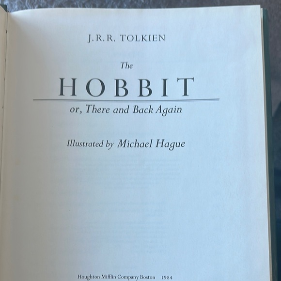 The Hobbit Illustrated Edition by J.R.R. Tolkien - Picture 2 of 7